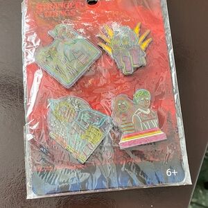 Funko Stranger Things Red Enamel Pin Collection